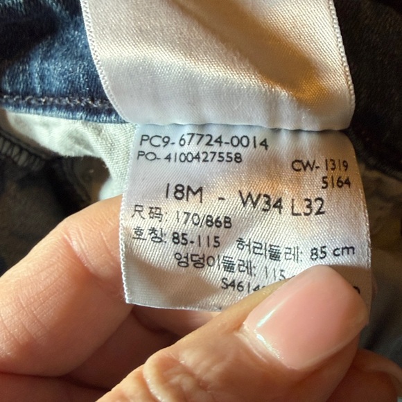 💰BOGO FREE Signature by Levi Strauss Modern Slim Jeans 34x32 - Picture 5 of 7